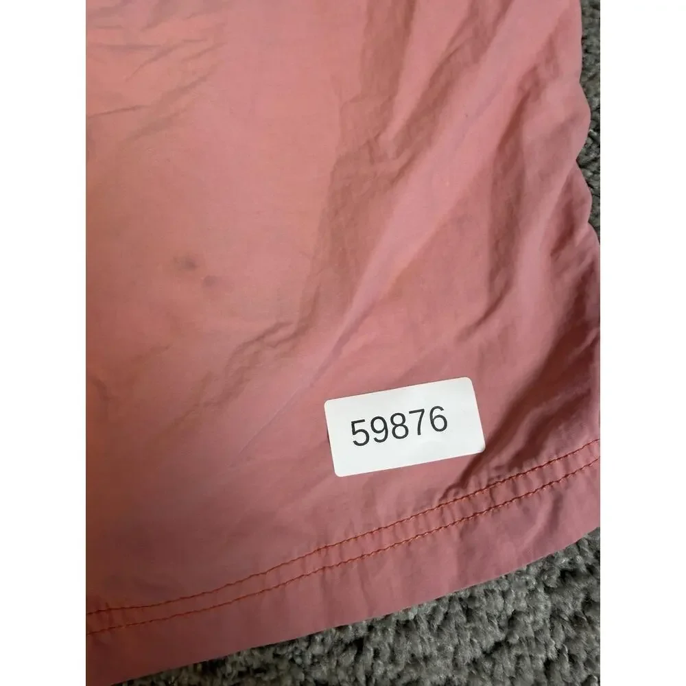 Nautica Shorts Mens S Pink Swim Shorts Lined Drawstring Pockets Elastic Waist